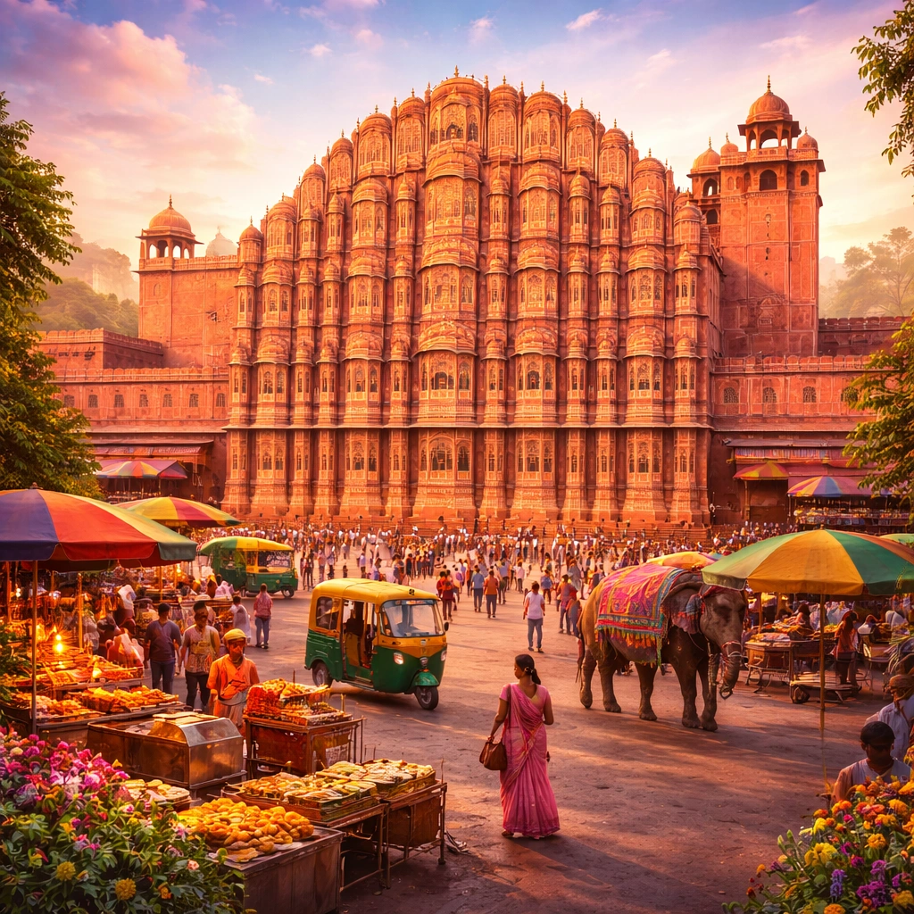 Jaipur Pink City - Hawa Mahal