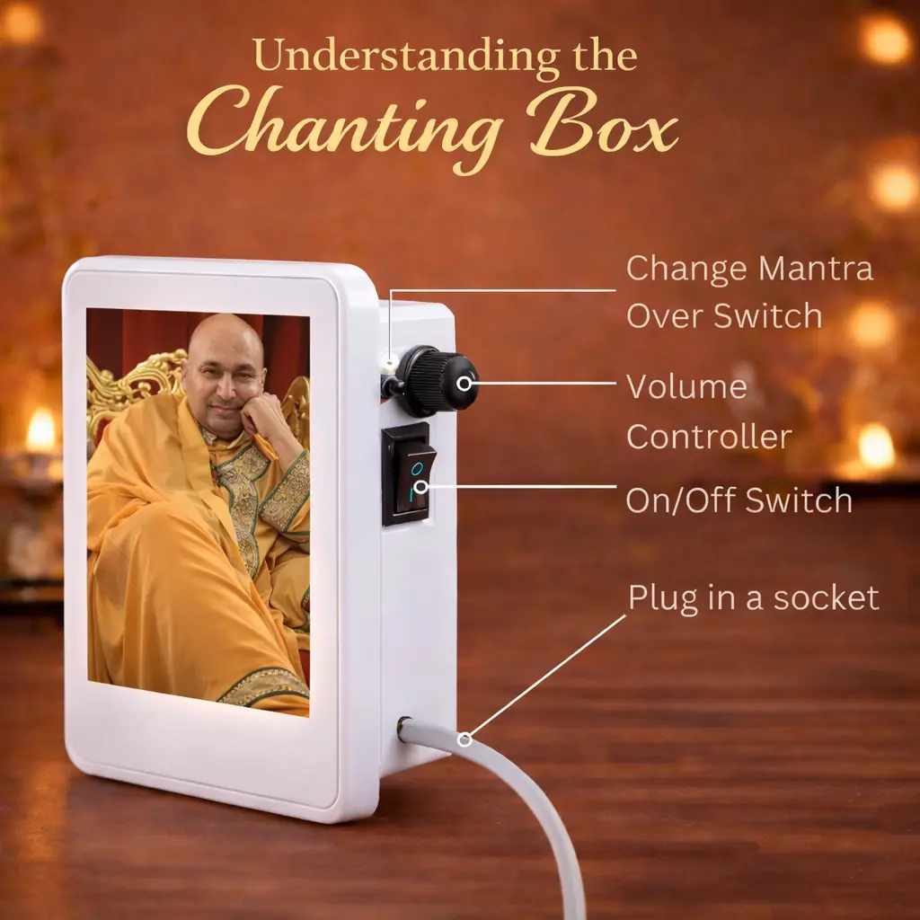 Guruji Mantra Chanting Controls