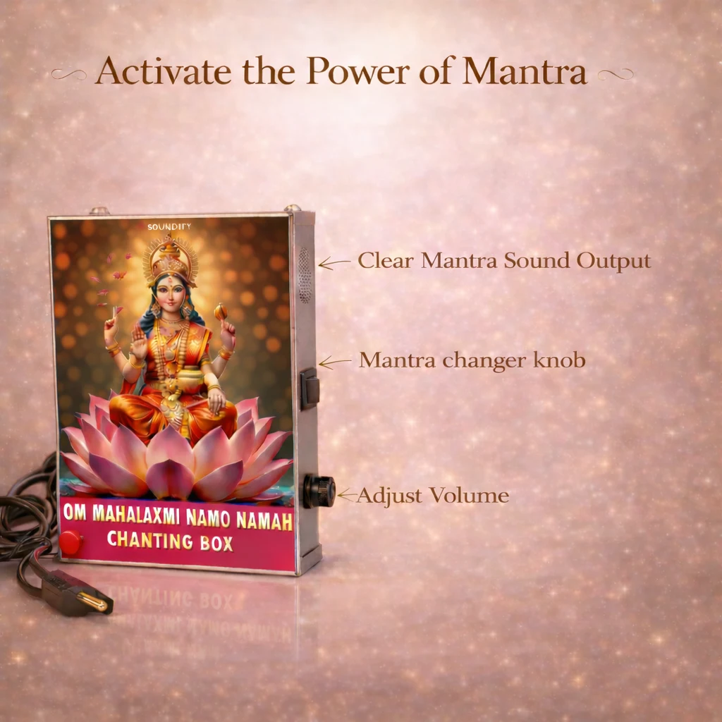 Lakshmi Mantra Chanting Box Controls