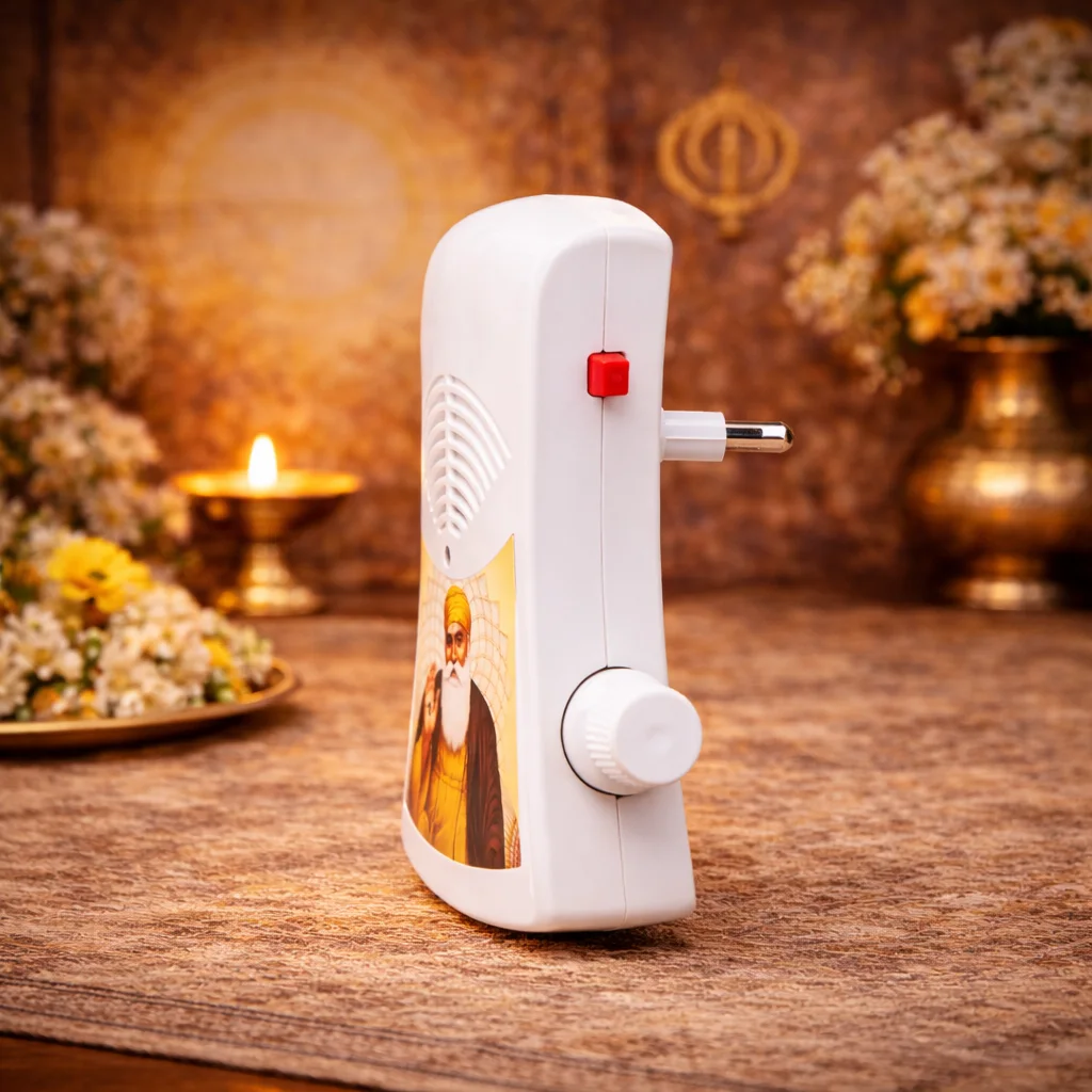 Sikh Gurbani Chanting side view